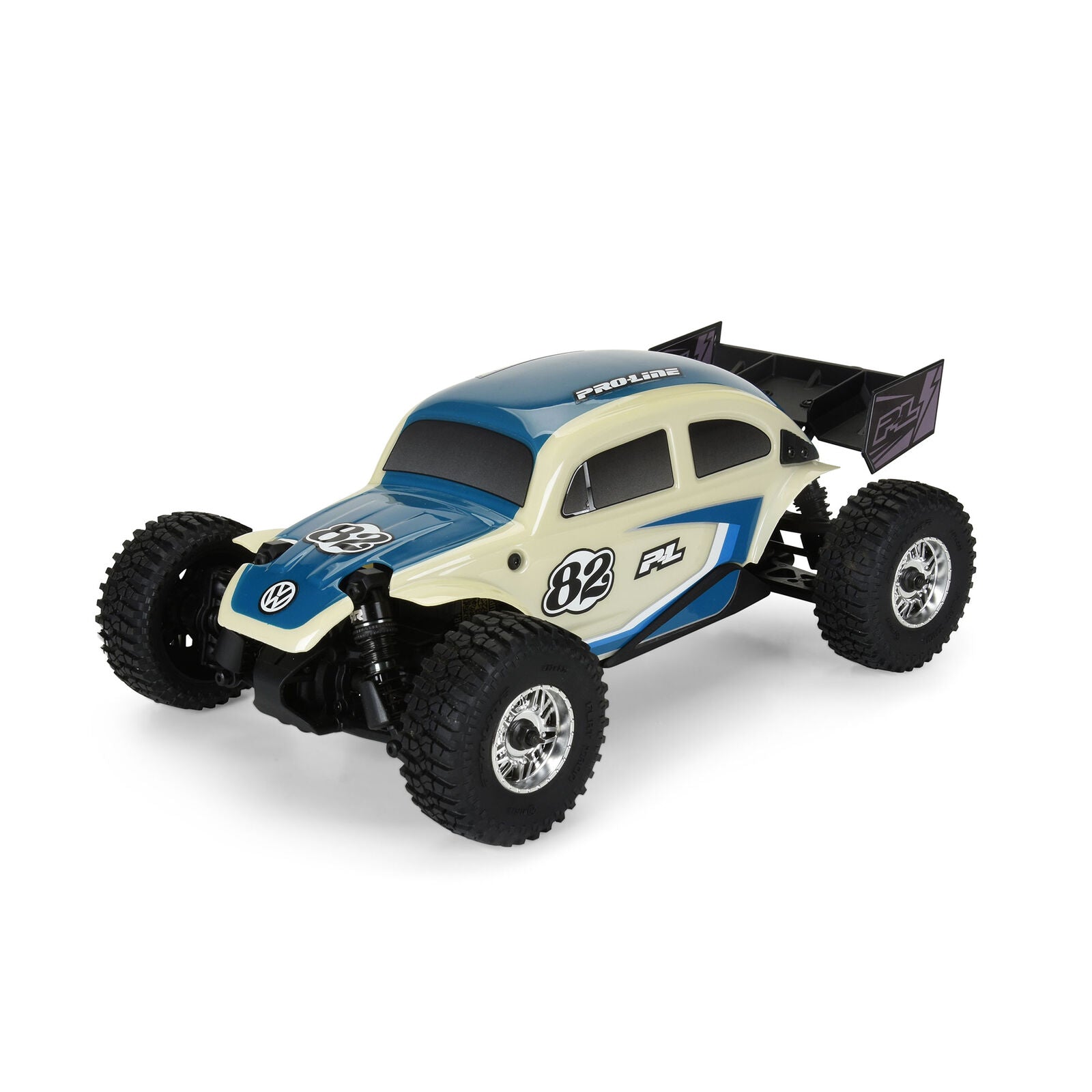 Arrma Buggy Typhon Grom Mega 380 4x4 RTR 1/14 + Carrosserie VW + 4 Roues Flat Iron