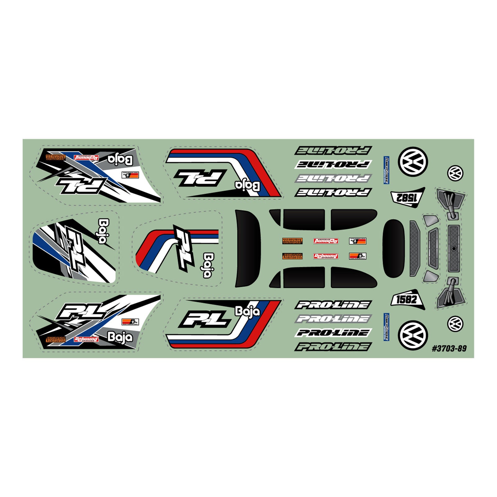 Proline Carrocería Baja Bug 1/28 Losi Micro-T PRO370300