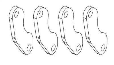 Absima Pastilla de freno (x4) CR4.4 1231140