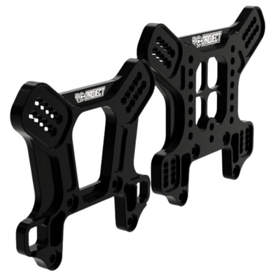 RC Project Soportes amortiguadores de aluminio (2 unidades) MBX8R (x2) RCPJ-MSMBX8-017