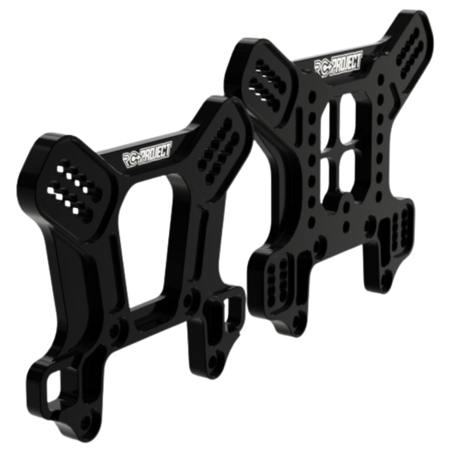 RC Project Soportes amortiguadores de aluminio (2 unidades) MBX8R (x2) RCPJ-MSMBX8-017