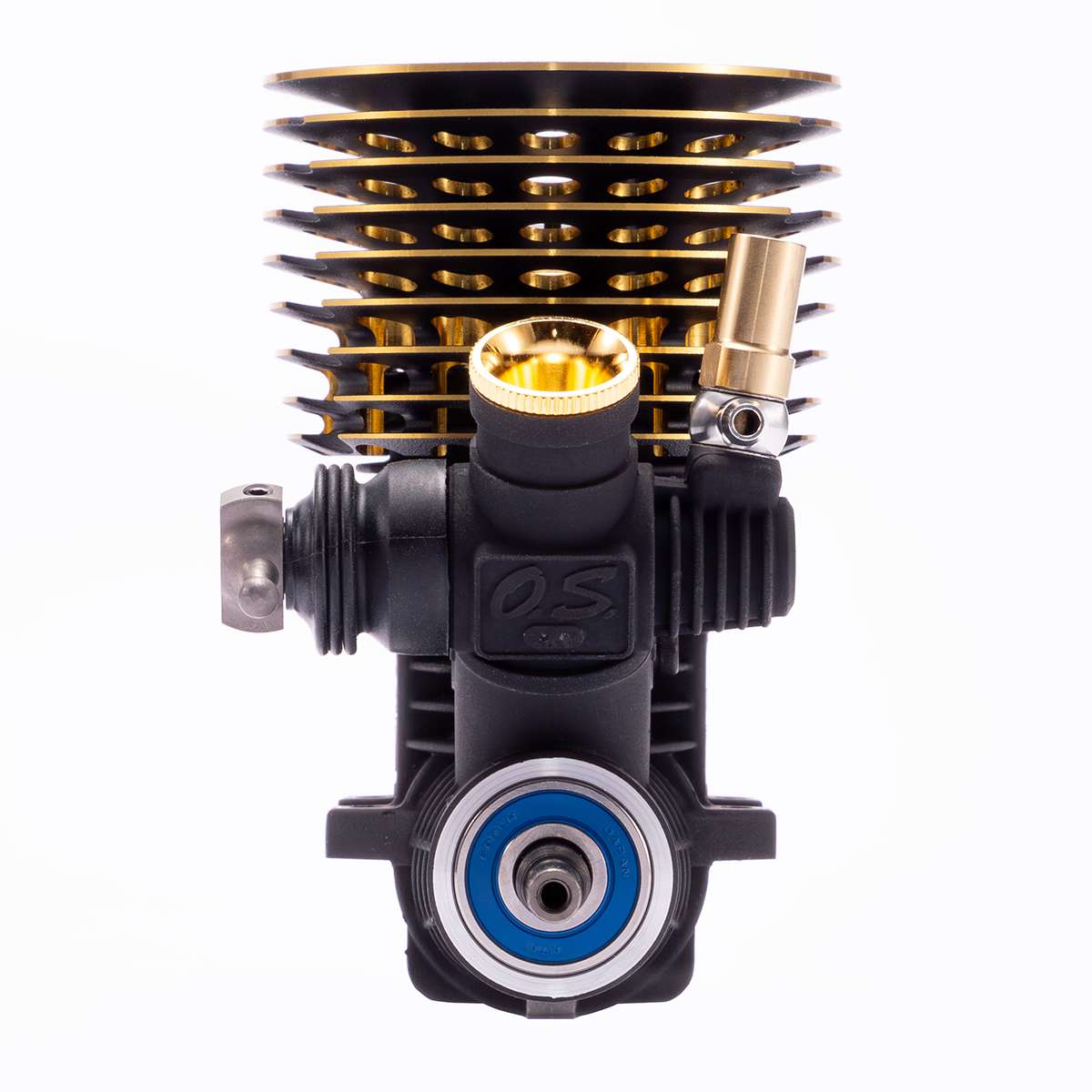 OS Speed Moteur 3.5cc B2105 Ongaro + Ligne TB02 avec Coude MB-01-75 SS27428