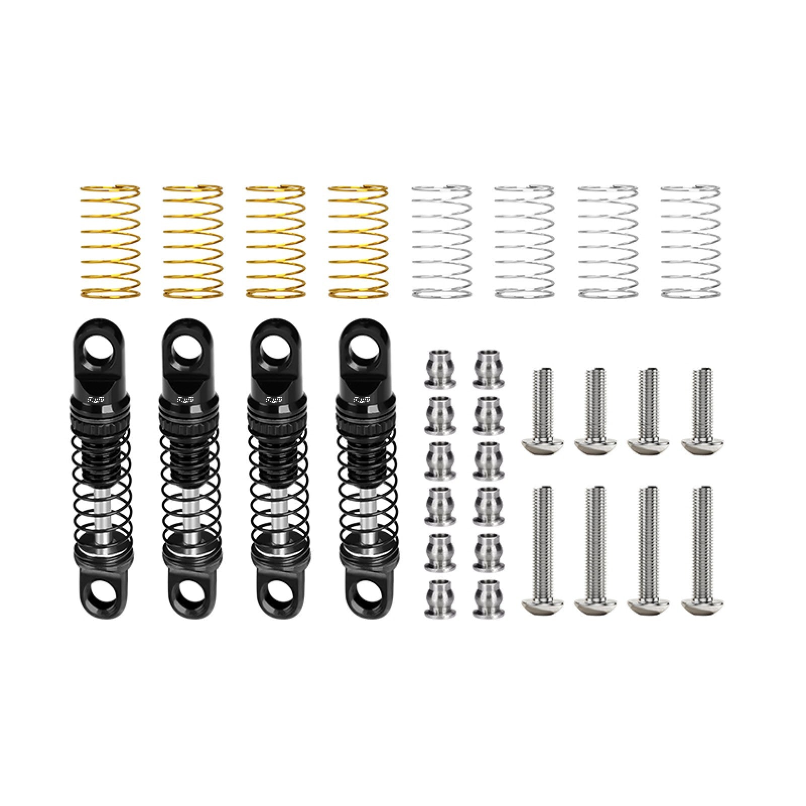 GPM Verstelbare aluminium schokdempers 26 mm (4 stuks) SCX30/26FR