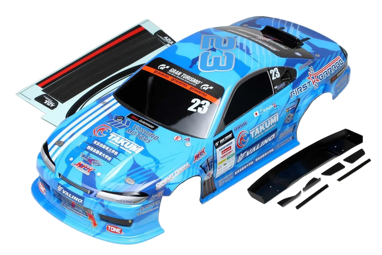 Yokomo S15 MERCURY SAYAKA Body Kit, Painted and Cut SD-MS15BLB