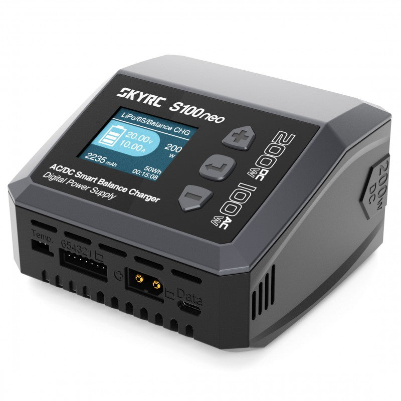 SkyRc Chargeur S100 neo (1-6S) 100W AC/DC SKY100202