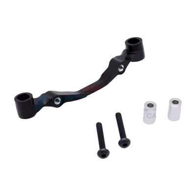 GPM Soporte de carrocería trasero de aluminio negro SP3201-BK 