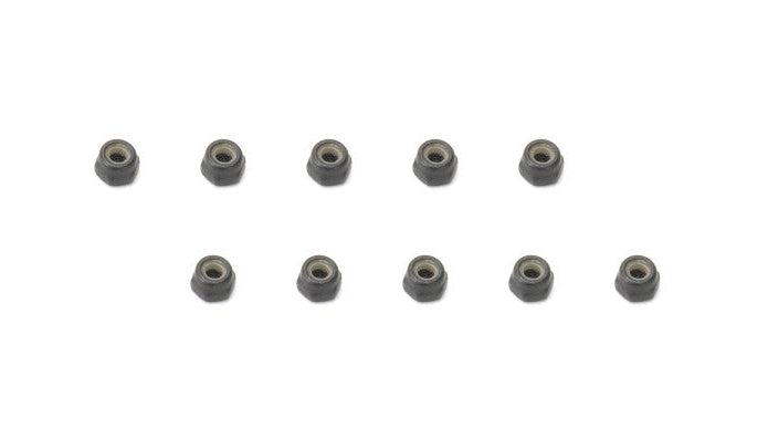 Sparko Ecrous nylstop M3 noir (x10) SPKNF03BK