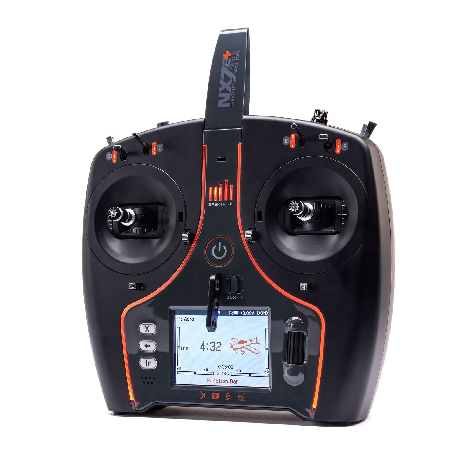 Spektrum Radio NX7e+ 14 Voies Seule Noir SPMR7120EU
