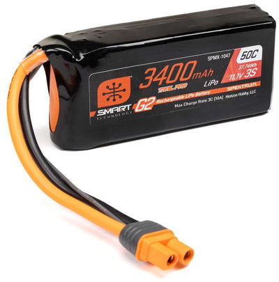 Spektrum Accu lipo 11.1v 3400mAh 3S 50C IC3 G2 SPMX-1047