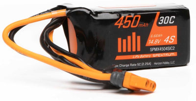 Spektrum 14.8V 450mah 30C IC2 lipo akku SPMX4504SIC2