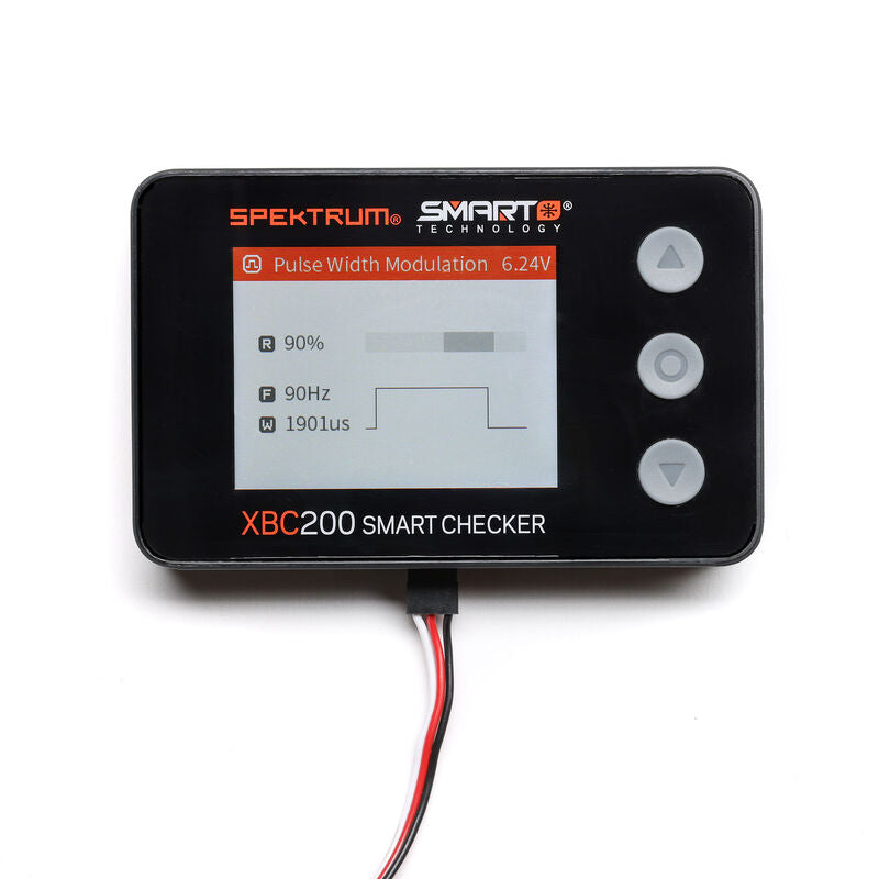 Spektrum Accutester + servo's Smart XBC200