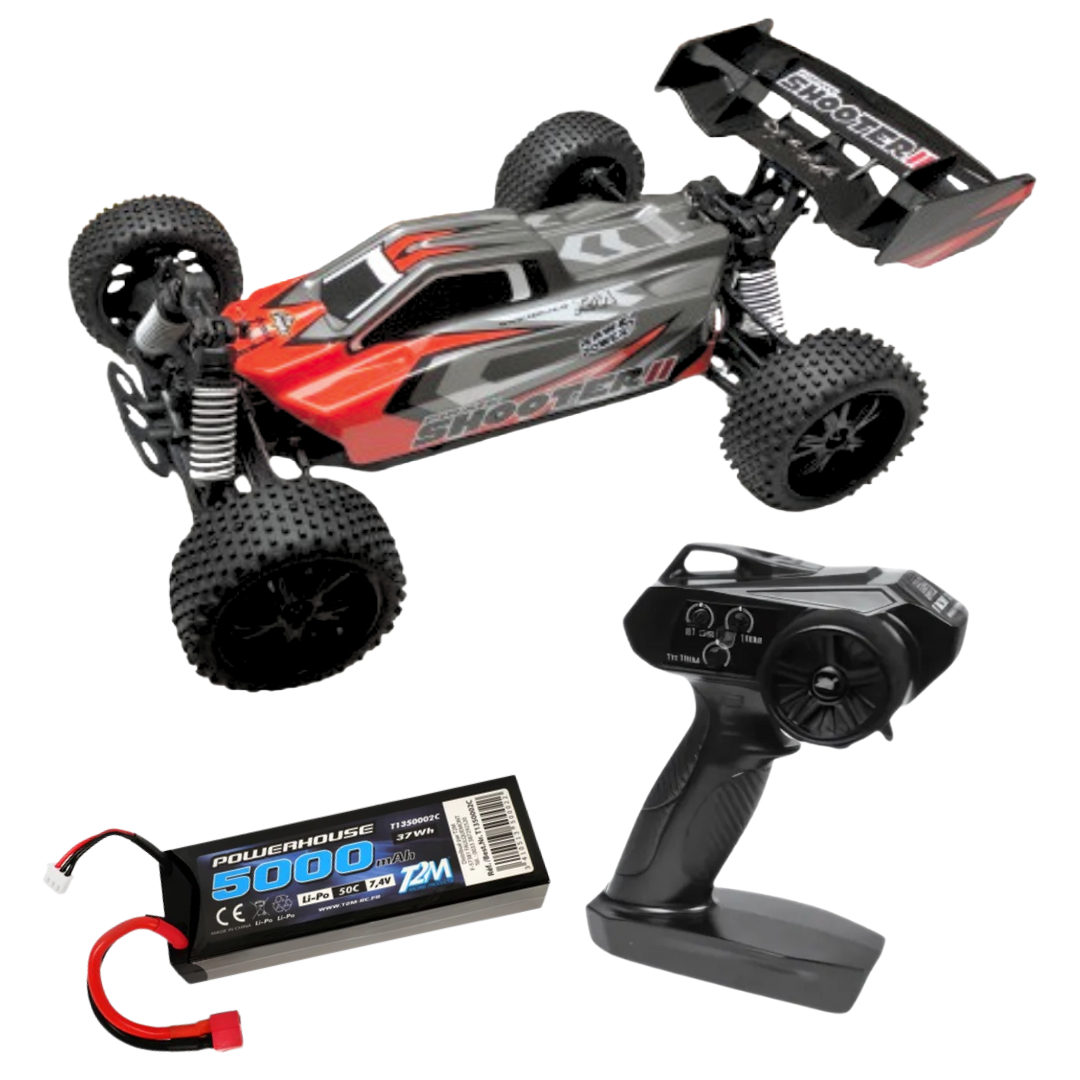 T2M Buggy Pirate Shooter II XL Brushless RTR + Lipo 2S 5000mah Limited Edition T4957BC