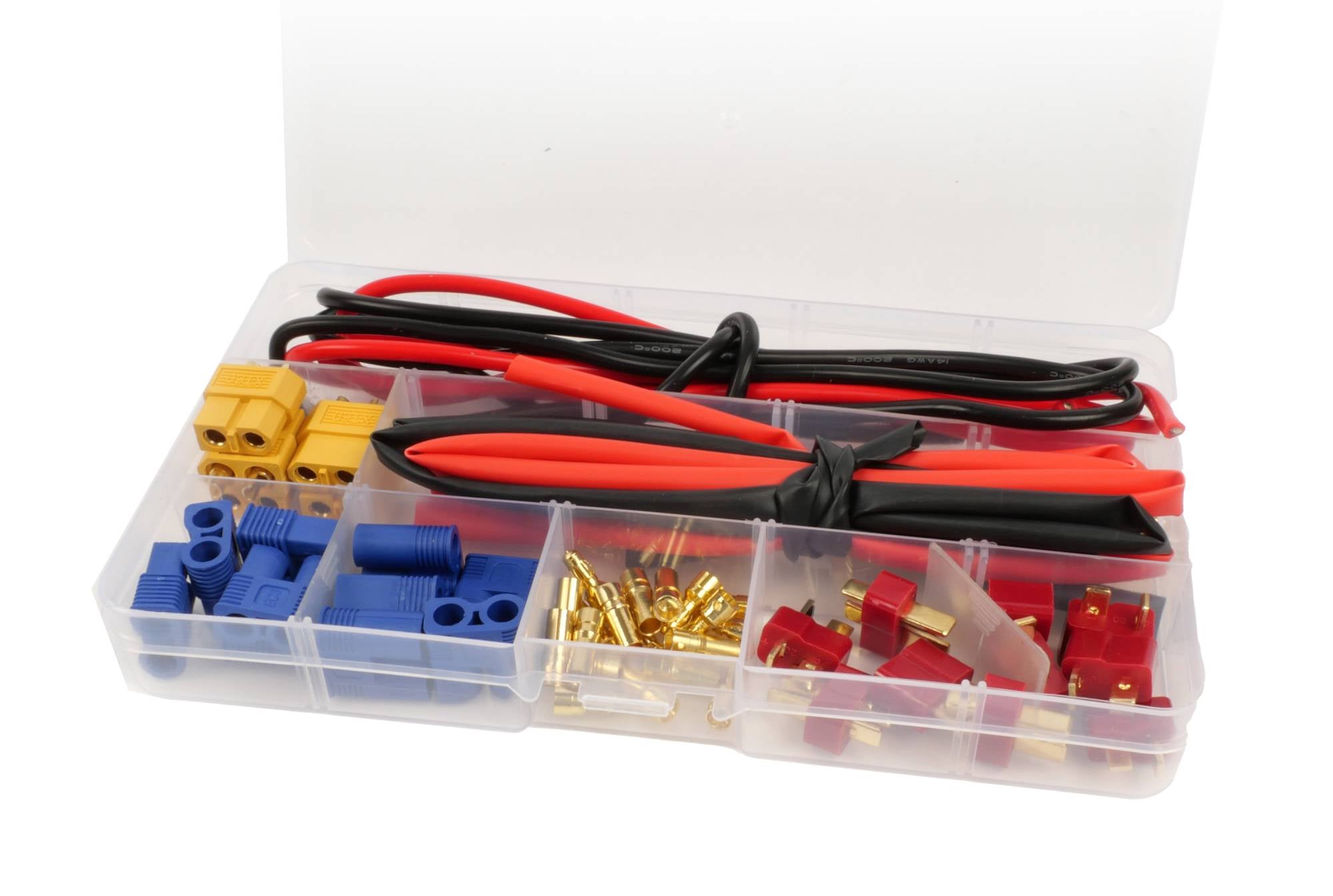 T2M Assortiment de connecteur + câble + gaine thermo T422645