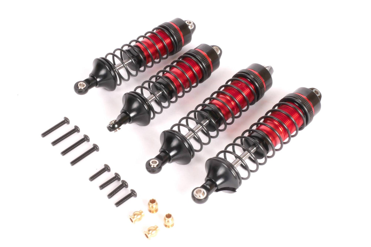 T2M Set Amortisseurs TRX 1/10 Rouge (x4) T422673