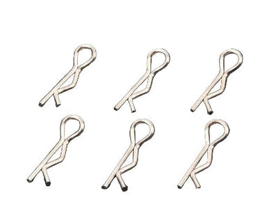 T2M Clips cromados para carroçaria 1/10 (x6) T4900/7A