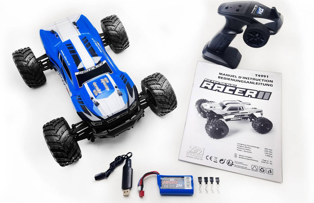 Pirate Rc Racing T2M Pirate Racer II T4991 – Buggy RC 4x4 Électrique 1/10 RTR Waterproof