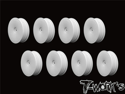 T-Workin Slim 2wd 2.2" 12mm valkoiset etuvanteet (x8) TE-218-D-8