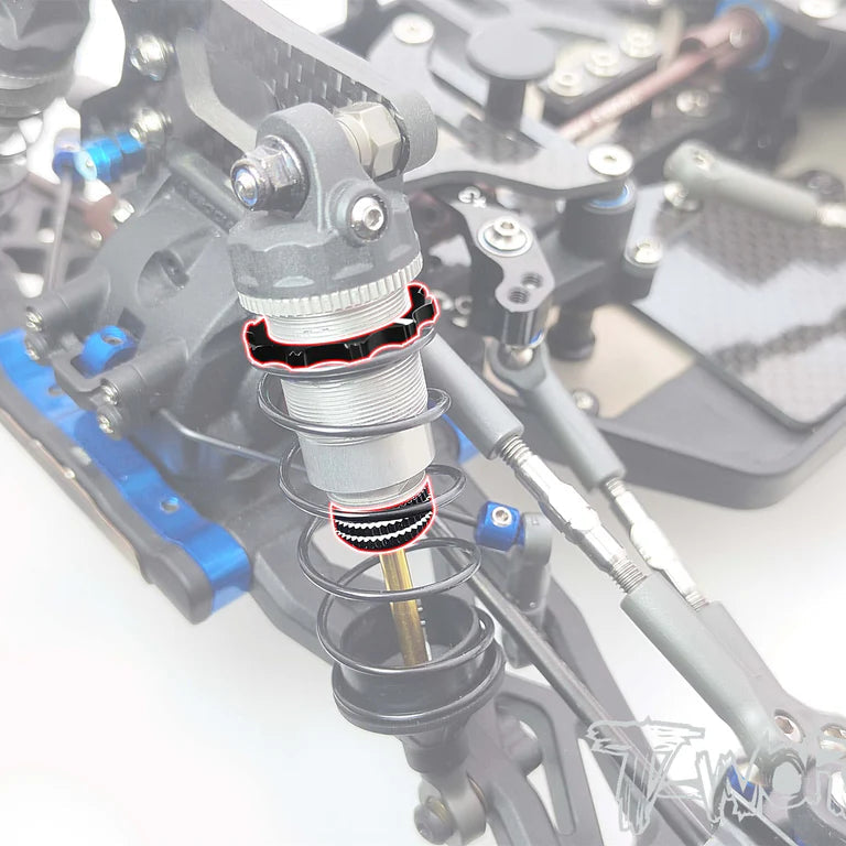 T-Work's Kit Shock absorber rings Alu 13mm B7 TE-244-H
