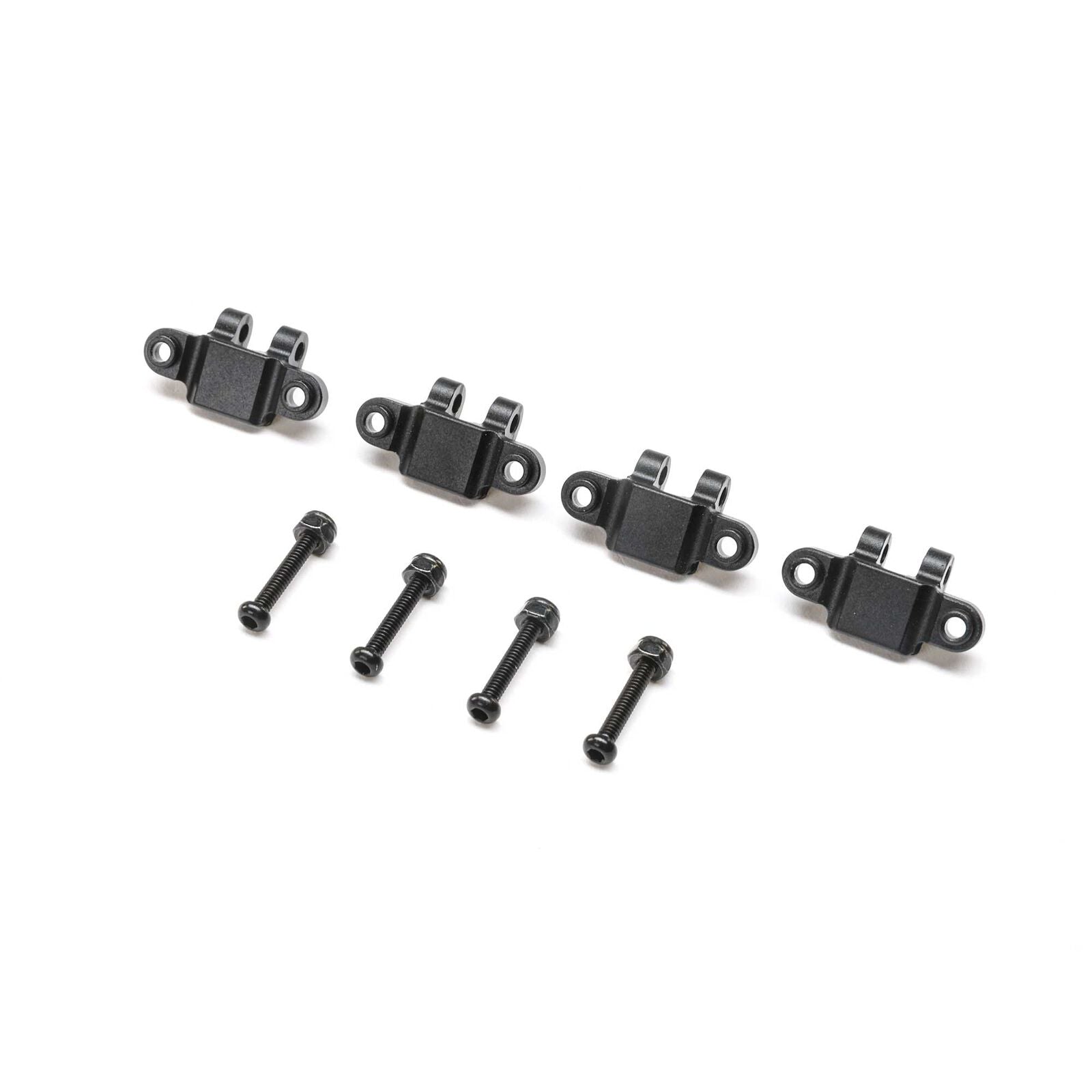 LOSI Unterer Stoßdämpferhalter aus Aluminium (4 Stück) Mini LMT TLR314009