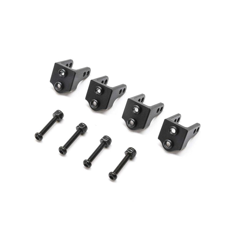 LOSI Obere Stoßdämpferhalterung aus Aluminium (4 Stück) Mini LMT TLR314010