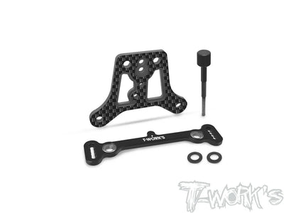 Barra Ackerman multiponto da T-Work's + Placa superior em carbono MP11 TO-354-P