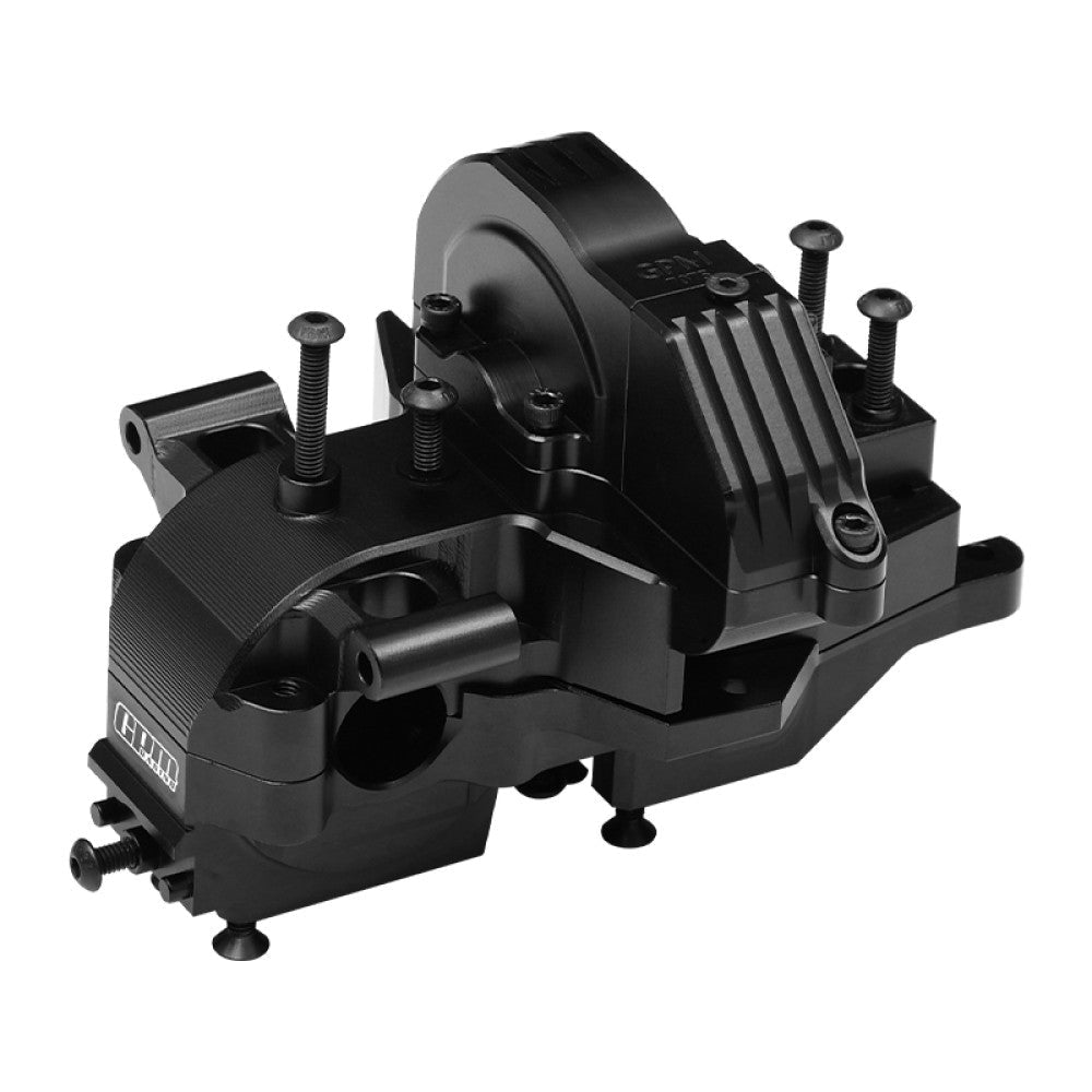 GPM Bulkhead hinten Alu 7075 Schwarz TS013-BK