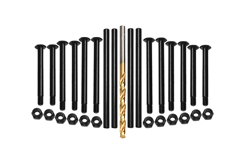 GPM Ejes de suspensión de acero al carbono TS5455/PIN-BK