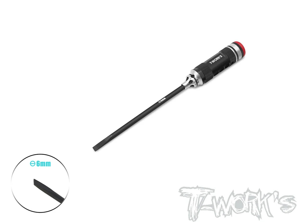 T-Work's Tournevis Plat 6mm x 150mm TT-089-S6
