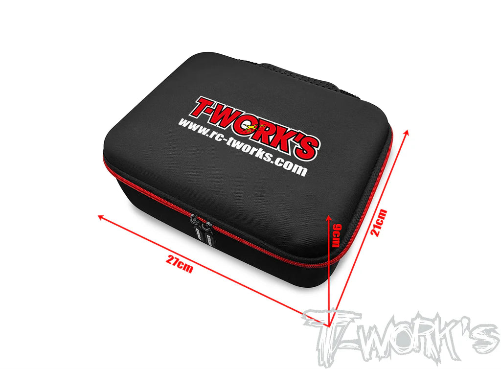 T-Work's Sacoche Hard case pour Lipo 2S V2 TT-139-B-J