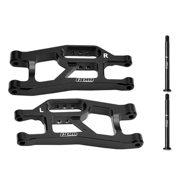 GPM Front lower wishbones alu 7075 + Mini Maxx axles (x2) TXMM055-BK