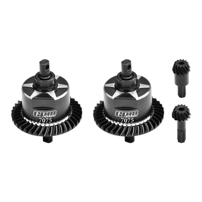 GPM Differentials, complete with 7075 aluminum and carbon steel sprockets TXMM1137S-BK