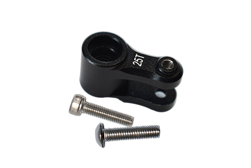 GPM Braccio del servo in alluminio nero TXMS025T-BK