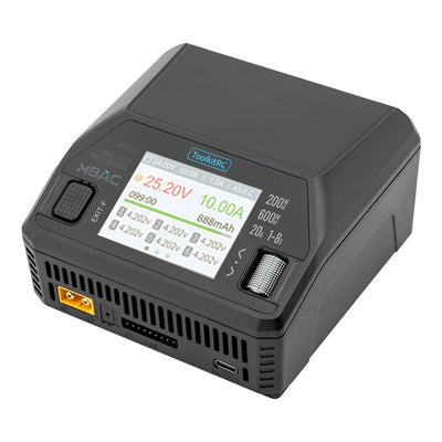 ToolkitRC Cargador M8AC 1-8S 20A 200W AC/DC TK14000