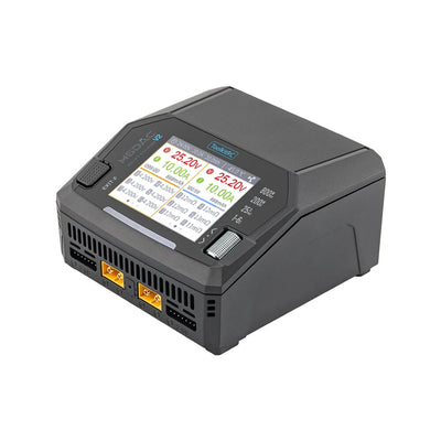 ToolkitRC Cargador Duo M6DAC V2 1-6S 16A 200W AC/DC TK14100