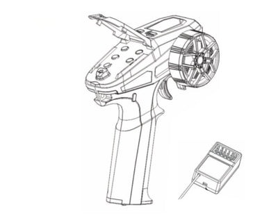 Absima Radio + Récepteur Mini AMT BL/3S 1610171