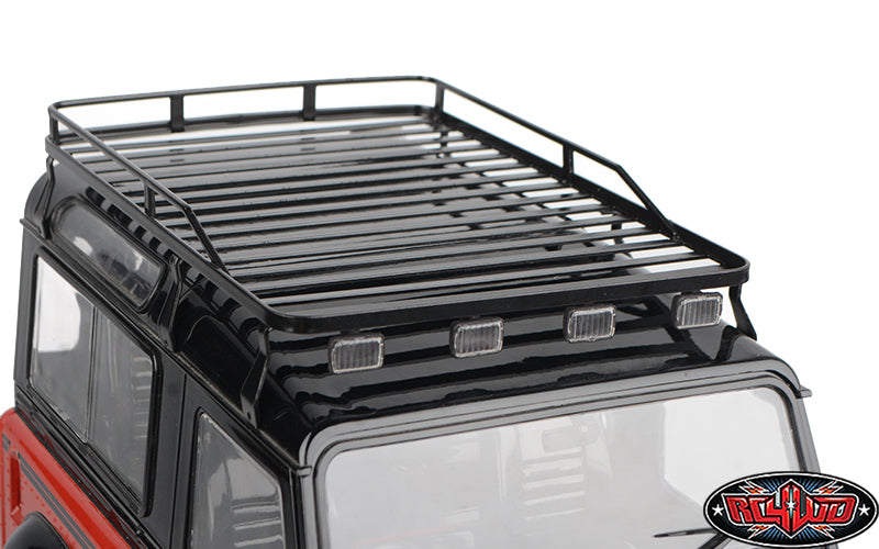 RC4WD Galerie de toit avec éclairage Gelande II D902 VVV-C5007