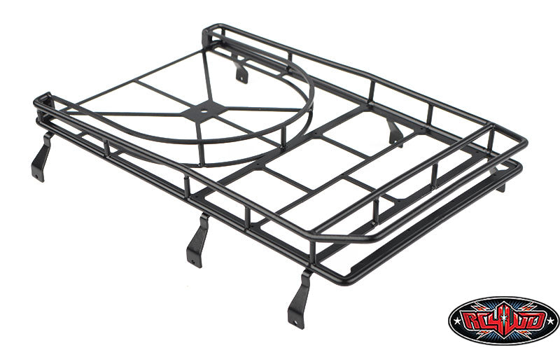 RC4WD Portaequipajes con soporte para rueda y luces IPF VVV-C5010