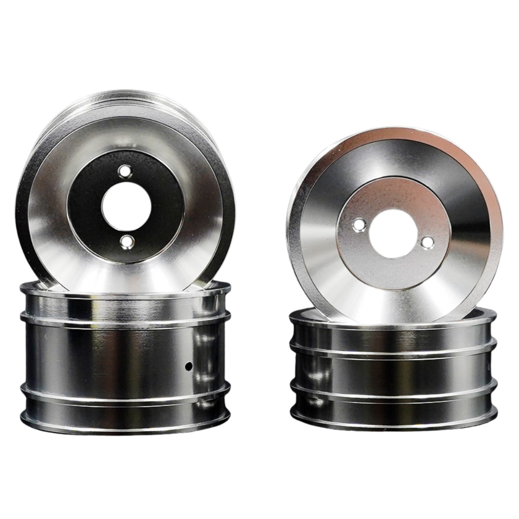 Yeah Racing WL-0171GD CNC Aluminum 8 Spoke Rims For Kyosho Optima Mid Javelin 1:10