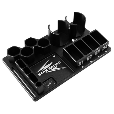 Yeah Racing Station Alu pour outils Kyosho Mini-Z YT-0217BK