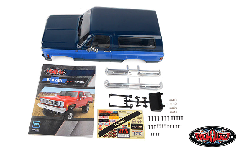 RC4WD Karosserie Chevrolet Blazer Hard Body Blau Z-B0272