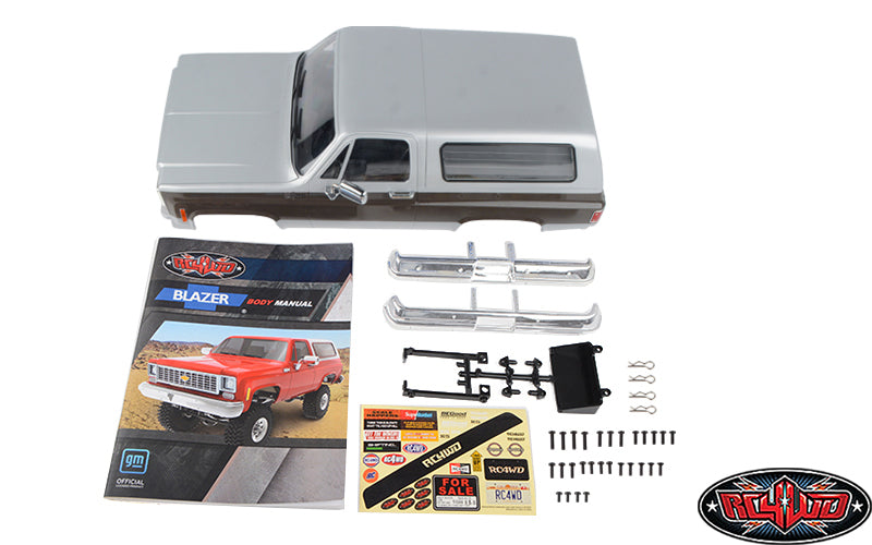 RC4WD Karosserie Chevrolet Blazer Hard Body Silber Z-B0273