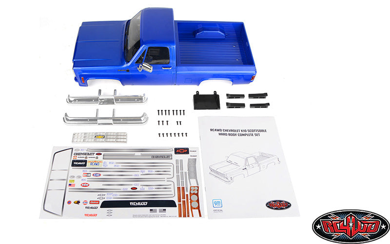 RC4WD Karosserie Chevrolet K10 Scottsdale Blau Z-B0274