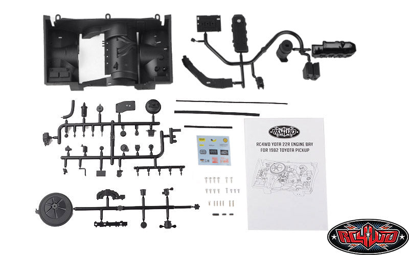 RC4WD Yota 22R compartimento do motor para Toyota 1982 Z-S0327