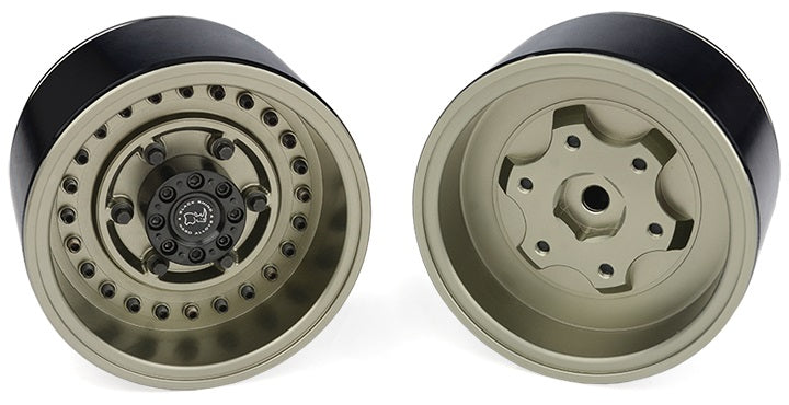 RC4WD 2.2 Beadlock Llantas negras Rhino Armería Interna (x4) Z-W0033