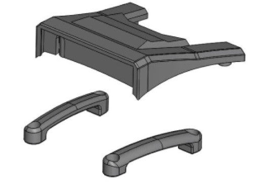 Absima Accessoires de carrosserie AB3.4 V2 1230957