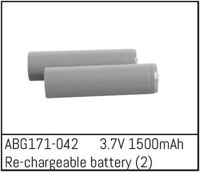 Absima Batteries 3.7V 1500mAh (x2) ABG171-042