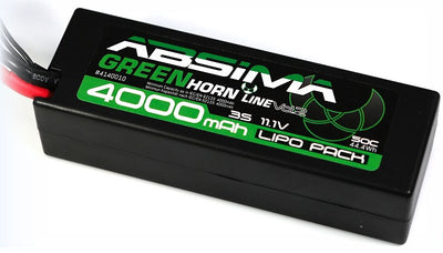 Absima Batterie Lipo 11.1V 4000mAh 50C Dean 4140010