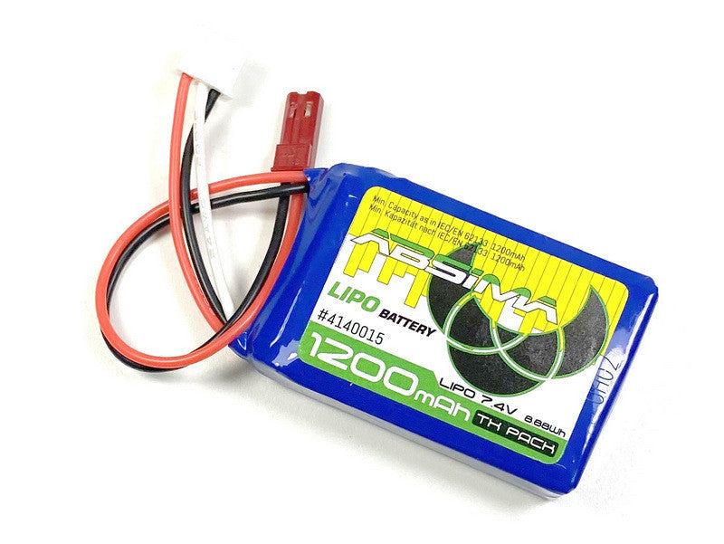 Absima Batterie Lipo 7.4V 1200mah BEC Radio 4140015