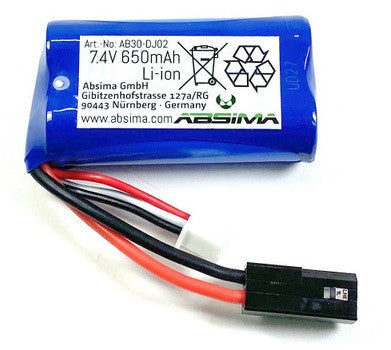 Absima Batterie Lipo 7.4V 650mAh AB30-DJ02