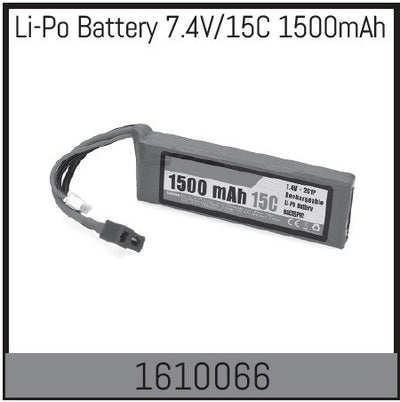 Absima Batterie Lipo 7.4V1500mAh Touring 1/16 1610066